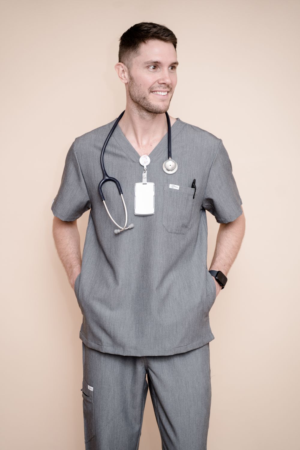 Mercy Scrub Top Men Standard